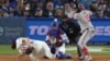 Los Dodgers de los Ángeles contra los Bravos de Atlanta. (Captura de video/@Dodgers)