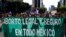 Manifestación a favor del aborto en la capital mexicana. (Ronaldo SCHMIDT / AFP).