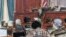 Representación gráfica del juicio el 9 de mayo de 2023 en Nueva York. (Elizabeth Williams via AP).