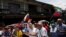 La candidata a la presidencia de Venezuela, María Corina Machado, el 28 de mazo de 2023 en Caripito, Monagas. (Reuters/Leonardo Fernández Viloria).