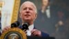 El presidente Joe Biden en una conferencia de prensa en la Casa Blanca el 22 de enero de 2021, hablando sobre sus medidas económicas. (AP Photo/Evan Vucci).