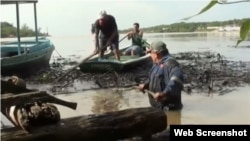 Contaminación en la Bahía de Cienfuegos, Cuba.