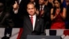 El representante republicano de la Florida Mario Díaz-Balart, durante un acto con el presidente Donald Trump en Miami, en junio del 2017.