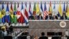Una sesión de la OEA en junio del 2019 (Joaquín Sarmiento / AFP).