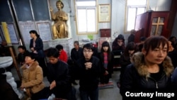 Imagen de una iglesia en China.