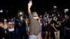 Manifestación de artistas cubanos frente al Ministerio de Cultura, el 27 de noviembre de 2020. (YAMIL LAGE / AFP)