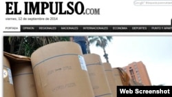 El diario venezolano El Impulso anuncia a sus lectores que tendrán papel para la próxima semana.