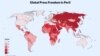 Libertad de prensa en peligro mundial. (Mapa del Informe Libertad y Medios de Comunicación 2018/Freedom House)