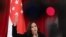 La vicepresidenta de Estados Unidos, Kamala Harris, durante una visita a Singapur.