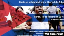 "Todos por Cuba Libre" se celebrará en Miami el 11 de octubre.