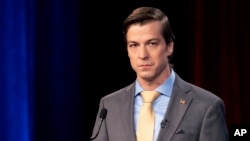 Chase Oliver, electo candidato a la presidencia por el Partido Libertario de los Estados Unidos. (AP/Ben Gray, Archivo)