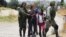 Migrantes detenidos cruzando Río Bravo