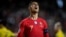 Cristiano Ronaldo en el juego contra Ucrania, el 22 de marzo.