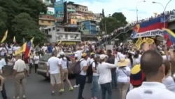 Oposición venezolana realiza masiva manifestación contra Nicolás Maduro Oposición venezolana realiza masiva manifestación contra Nicolás Maduro