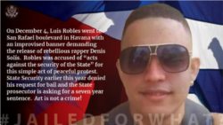 El prisionero político Luis Robles sin sentencia firme aún El prisionero político Luis Robles sin sentencia firme aún