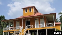 Vista de la casa natal los Castro en Birán, Holguín.