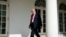 El presidente de los Estados Unidos Donald J. Trump en la Casa Blanca.