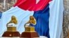 Dos premios Grammy Latino de Patria y Vida, en la Ermita de la Caridad el 21 de noviembre de 2021.