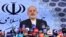 El ministro del Interior de Irán, Ahmad Vahidi, en una conferencia de prensa en Teherán el 4 de marzo de 2024. (AFP/Atta Kenare).