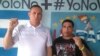 Yuselin Ferrera Espinosa (derecha) junto al líder de UNPACU, José Daniel Ferrer. (Foto: Cubanet)
