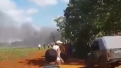 Cae avión de combate en poblado Güira de Melena Cae avión de combate en poblado Güira de Melena