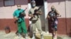 Seguidores del régimen cubano ensayando el "Día de la Defensa" en Matanzas. (Twitter/@Mi_Cuba_Libre)