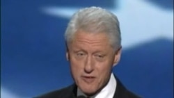 Bill Clinton se roba la escena Bill Clinton se roba la escena
