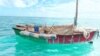 Una de las embarcaciones en las que arribaron los balseros cubanos a los Cayos de la florida. (Foto: USCG/Twitter)