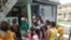 Niños participando en las actividades del evento creao y fomentado por el independiente Comité Ciudadanos por la Integración Racial (CIR).