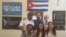 Cubanos participantes en ceremonia del Premio Payá, La Habana.