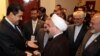 El presidente de Irán, Hasán Rouhaní (d), durante su encuentro el viernes con su homólogo venezolano, Nicolás Maduro (i),en Margarita (Venezuela). El mandatario persa entregará a Maduro la Presidencia Pro Tempore (PPT) del bloque de los No Alineados.