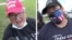 Simpatizantes de Donald Trump y Joe Biden.