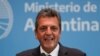 Argentina's presidential candidate Sergio Massa holds a press conference, in Buenos Aires