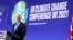 Joe Biden durante su intervención en la cumbre climática COP26 el 2 de noviembre de 2021 en Glasgow, Escocia.