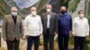 Lula posa junto a Raúl Castro y Díaz-Canel.