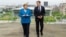 El secretario de Estado Antony Blinken se reunió con la canciller alemana Angela Merkel el 23 de junio en Berlín (Alemania). (Depto. de Estado/Ron Przysucha)