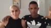 Duniesky Ruiz Cañizares y su esposa Delanis Álvarez