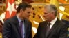 El presidente del gobierno español Pedro Sánchez y el gobernante cubano Miguel Díaz-Canel en La Habana en noviembre de 2018 (Foto: Archivo/Yamil Lage/AFP).