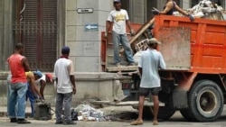 Pésimas condiciones para trabajadores comunales en Cuba Pésimas condiciones para trabajadores comunales en Cuba