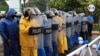 Las manifestaciones están prohibidas en su totalidad en Nicaragua desde 2018. Foto archivo VOA.