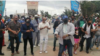 La conga "No te metas" organizada en el Paseo del Prado en plena pandemia.