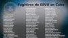 Lista de fugitivos de la justicia americana que encontraron refugio en Cuba.