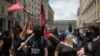 Marcha de Antifas en Washington DC.
