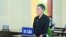 Tran Duc Thach en el juicio en Hanoi el 24 de marzo de 2021. (Radio Asia Libre).