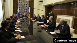 Reunión del Consejo de Seguridad de Rusia.