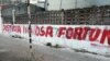 Cartel en Montevideo, Uruguay, recuerda al preso político cubano Armando Sosa Fortuny (Cortesía: Asamblea de la Resistencia Cubana)