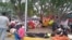 Retornados venezolanos en uno de los campamentos para la cuarentena.