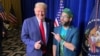 El influencer cubano Alexander Otaola junto al presidente Donald Trump en su visita a Miami este jueves. (Foto: Facebook)
