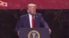 Presidente Donald Trump en la ceremonia a Charlie Krik