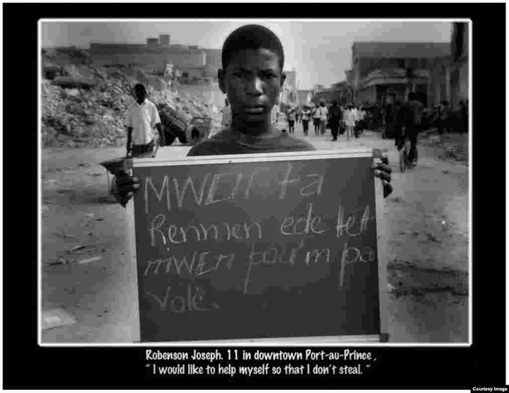 "Quiero ayudarme a mi mismo para no tener que robar".  Foto Roberto Koltún cortesía de The Miami Herald.